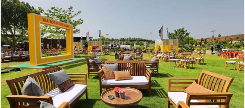 שילוב שני תכנים מנצחים במהלך ארוע חברה של 1000 איש בפארק אריאל שרון.